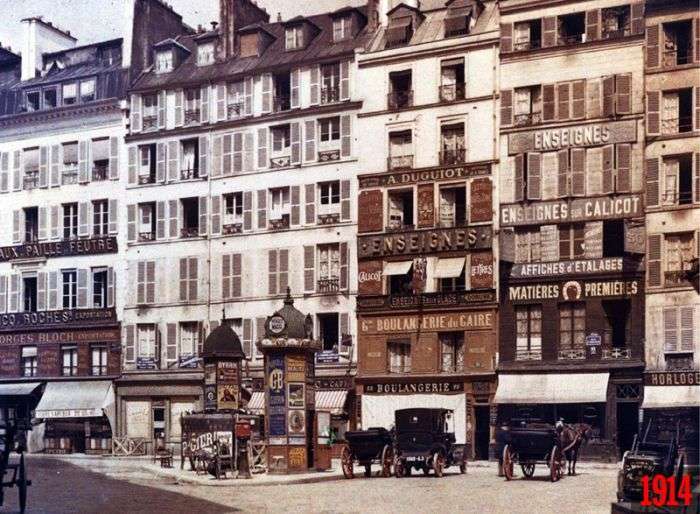 Порівняння Парижа на початку XX століття і в наші дні (20 фото)